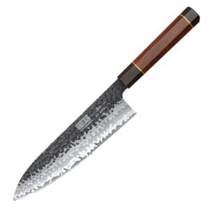 Cuchillo Gyuto Damasco Martillado VG-10 8”