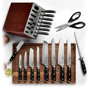 Set de Cuchillos de Acero Alemán X50CrMoV15 | 19 Piezas