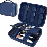 Estuche Azul para Cortadoras de Pelo Profesional | Boobowl para herramientas