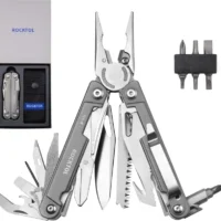 Multi herramienta ROCKTOL GEN-R 27 en 1  |  acero VG10 | Multitool profesional para camping y outdoor