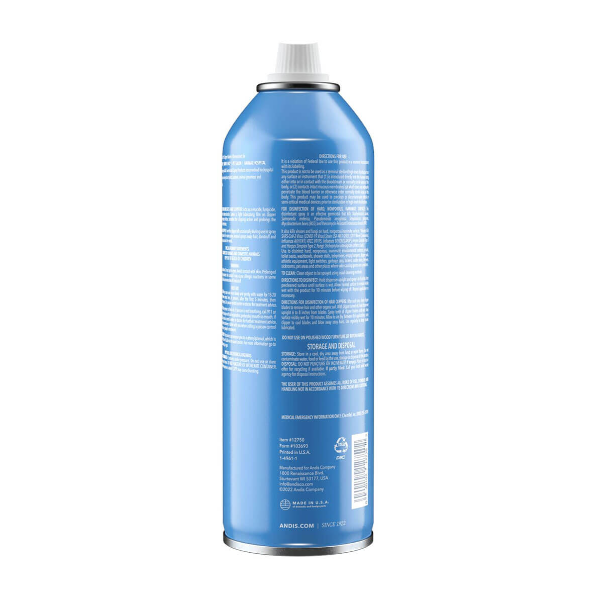 Andis Cool Care Plus aerosol lubricante Grande para maquinilla 5-en-1 - Imagen 6