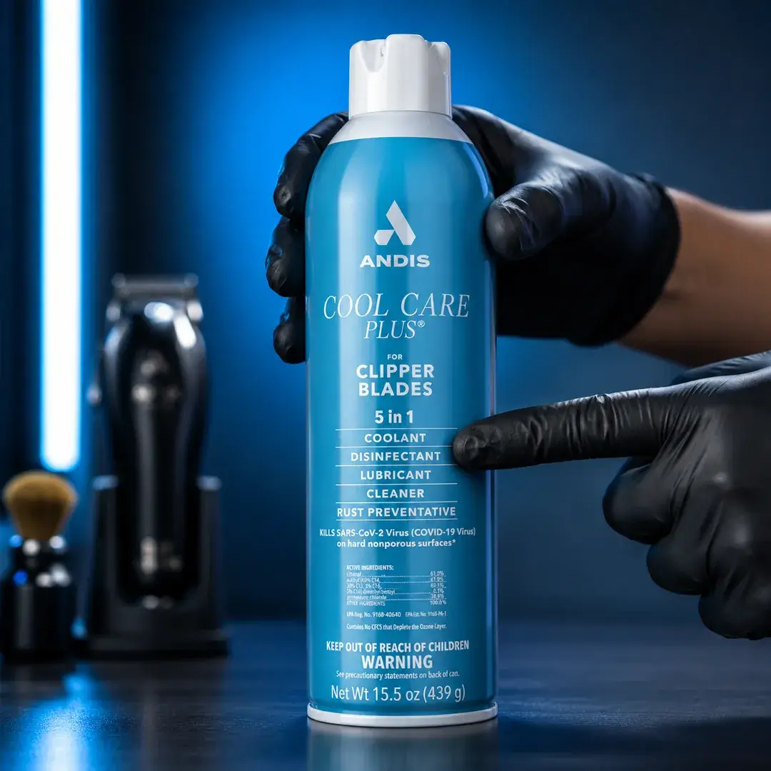 Andis Cool Care Plus aerosol lubricante Grande para maquinilla 5-en-1 - Imagen 5